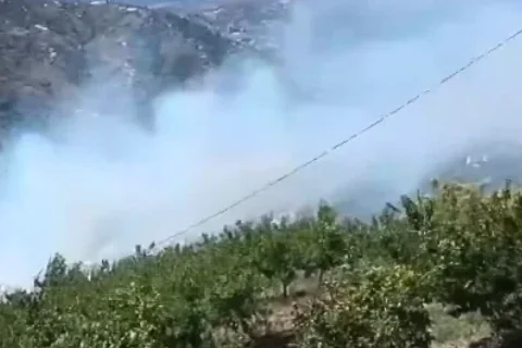 Se declara controlado el incendio de Torrox y vuelven a sus hogares los 12 vecinos desalojados