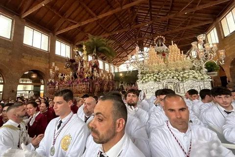 las Lluvias impiden las salidas procesionales este domingo en Vélez-Málaga