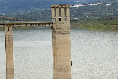 Los datos de este miércoles revelan que el Pantano de la Viñuela sigue aumentando su volumen