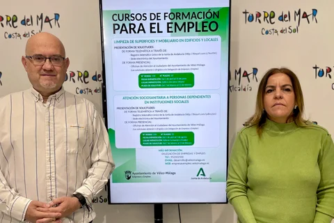 Vélez-Málaga presenta dos nuevos cursos de formación para desempleados