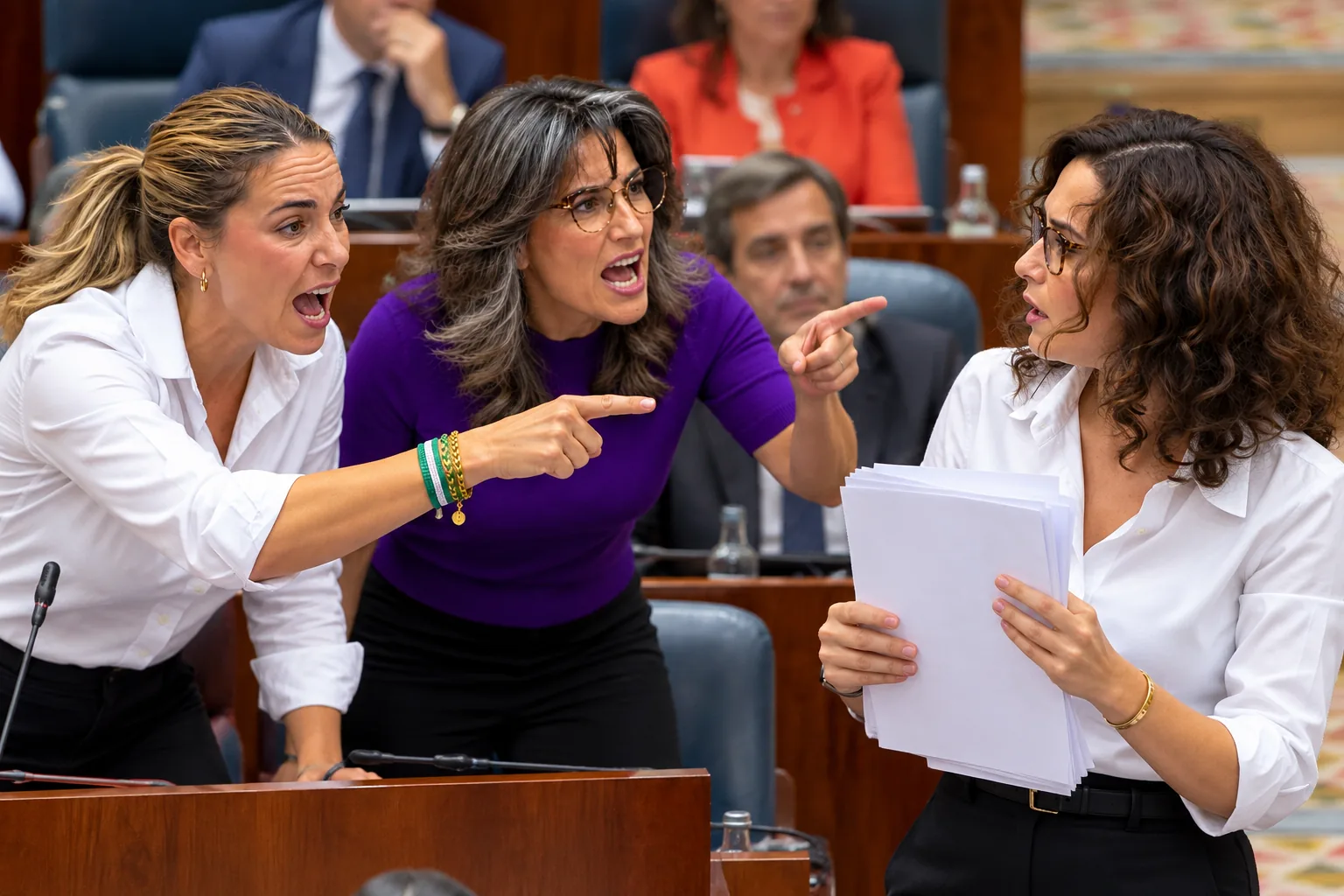 MANUELA BERGEROT HACE TEMBLAR A AYUSO "ES UNA CORRUPTA" MAR ESPINAR LA ARRASA "PIDE PAPELES ÁTICO"