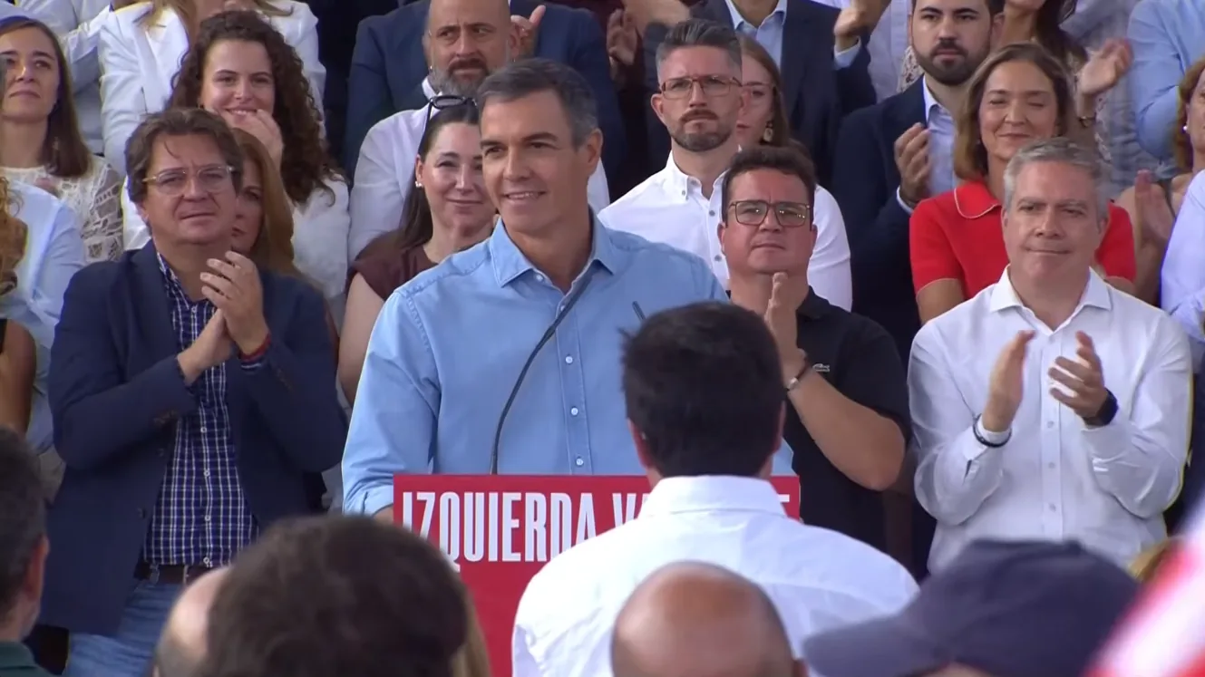 Pedro Sánchez Getafe 27/9/26 Mensaje Maricarmen