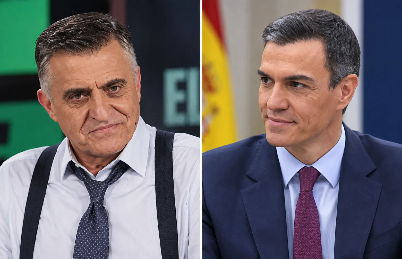 Gran Wyoming y Pedro Sánchez